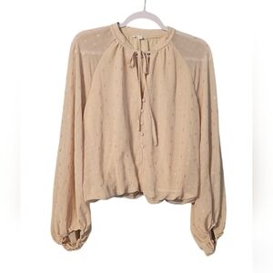 Blu Pepper Women's Long Sleeve Blouse Size L
